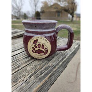 Hemingway Home Red Coffee Mug Sunset Hill Key West Florida Pottery Cats